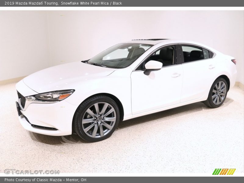 Snowflake White Pearl Mica / Black 2019 Mazda Mazda6 Touring