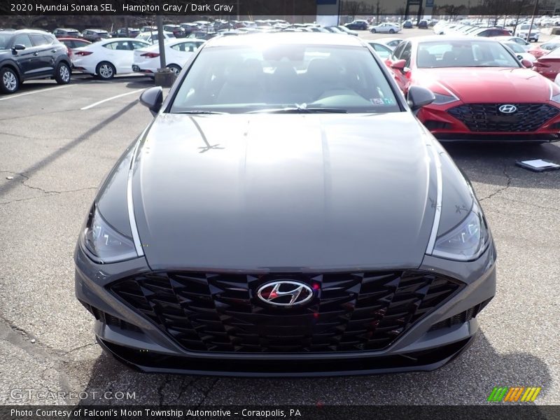 Hampton Gray / Dark Gray 2020 Hyundai Sonata SEL