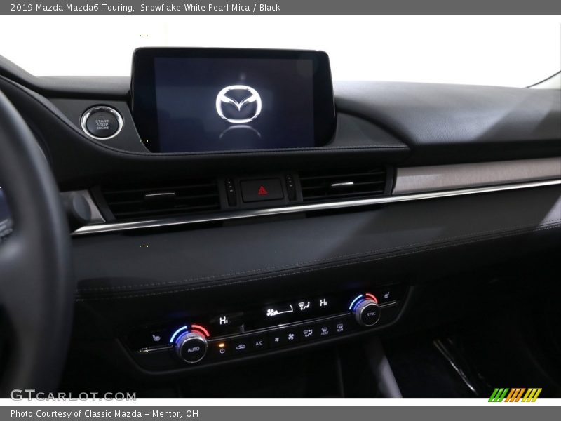 Snowflake White Pearl Mica / Black 2019 Mazda Mazda6 Touring