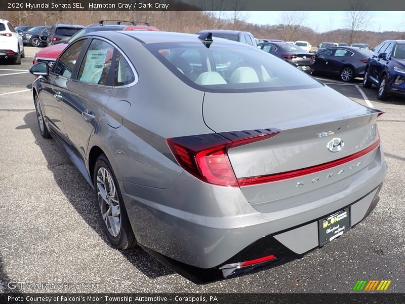 Hampton Gray / Dark Gray 2020 Hyundai Sonata SEL