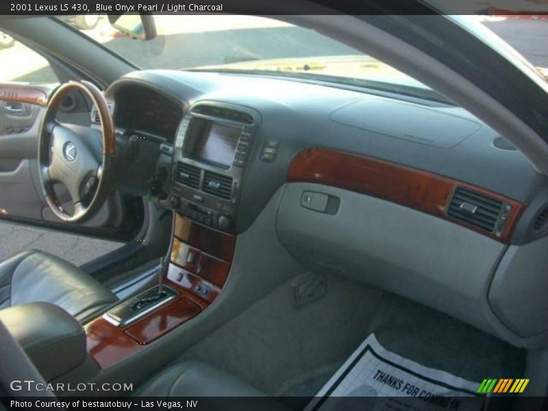 Blue Onyx Pearl / Light Charcoal 2001 Lexus LS 430