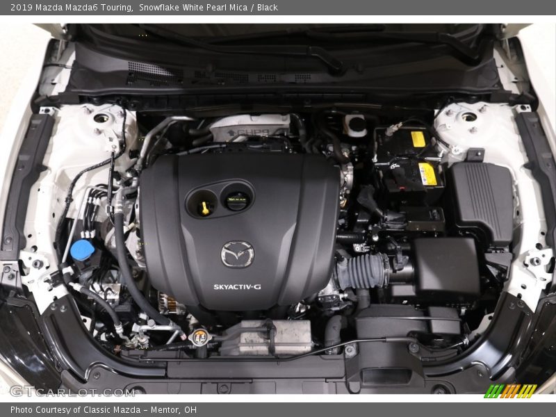 Snowflake White Pearl Mica / Black 2019 Mazda Mazda6 Touring
