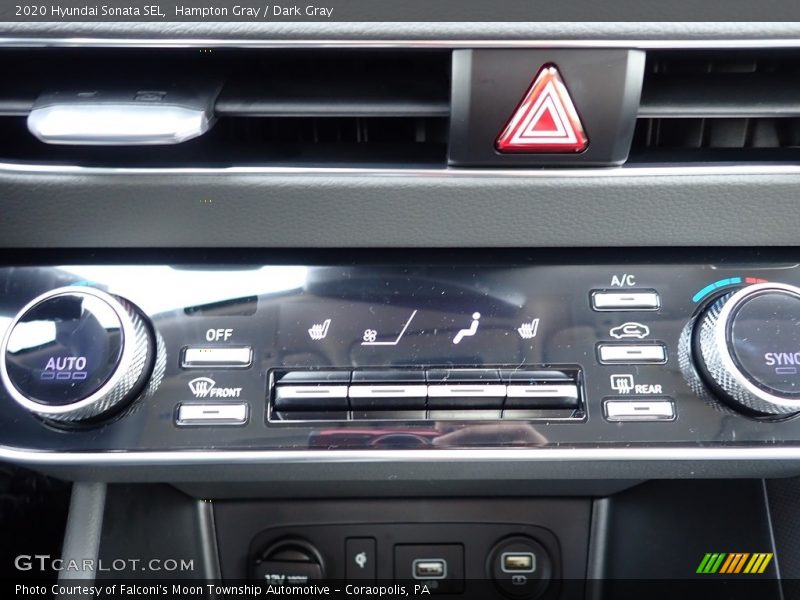 Hampton Gray / Dark Gray 2020 Hyundai Sonata SEL