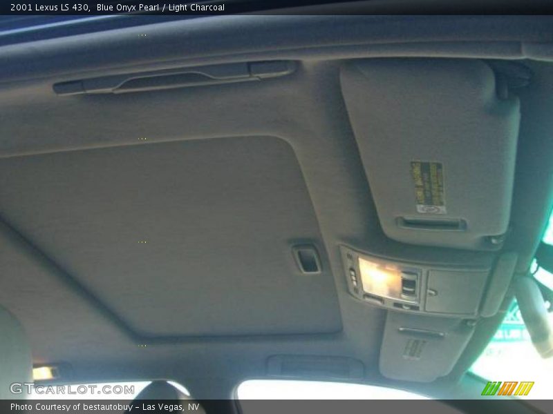 Blue Onyx Pearl / Light Charcoal 2001 Lexus LS 430