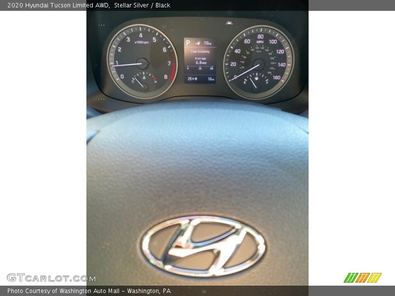Stellar Silver / Black 2020 Hyundai Tucson Limited AWD