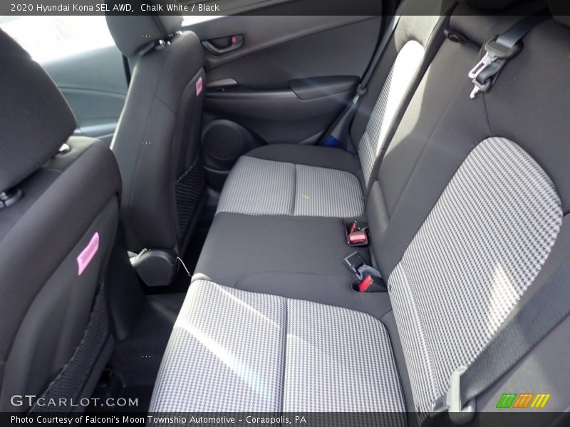 Chalk White / Black 2020 Hyundai Kona SEL AWD