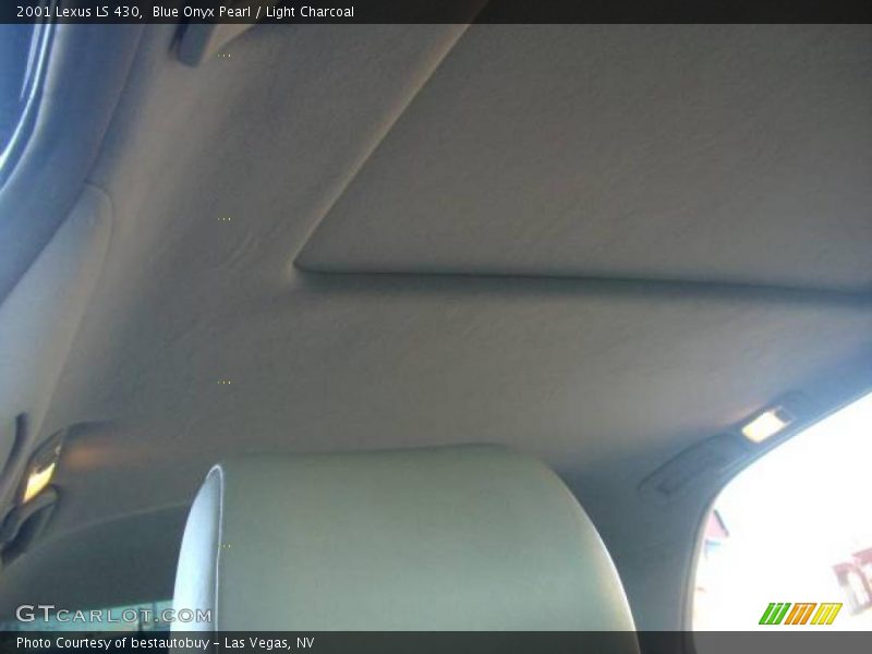 Blue Onyx Pearl / Light Charcoal 2001 Lexus LS 430