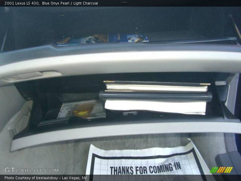 Blue Onyx Pearl / Light Charcoal 2001 Lexus LS 430