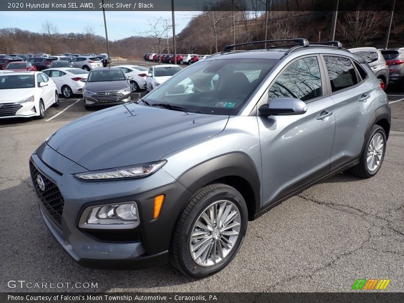 Front 3/4 View of 2020 Kona SEL AWD