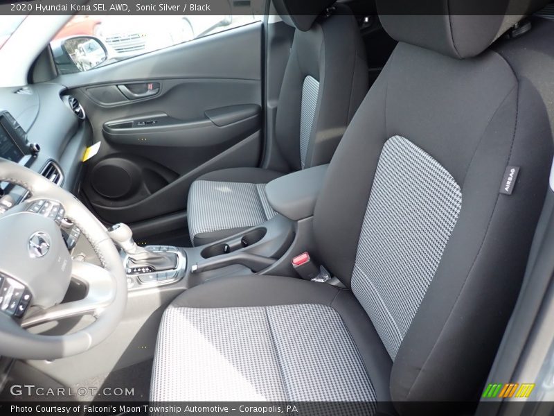 Sonic Silver / Black 2020 Hyundai Kona SEL AWD