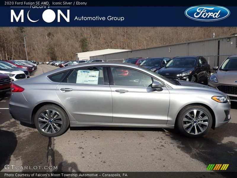Iconic Silver / Ebony 2020 Ford Fusion SE AWD