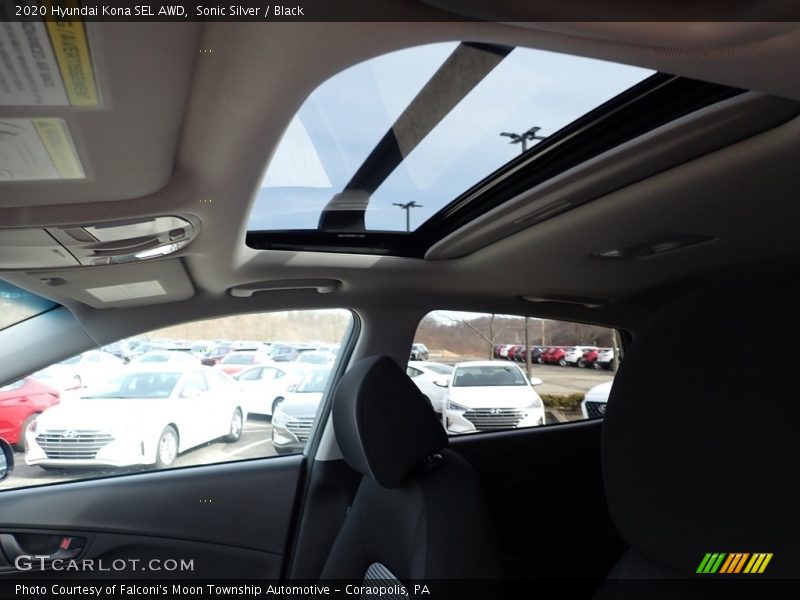 Sonic Silver / Black 2020 Hyundai Kona SEL AWD