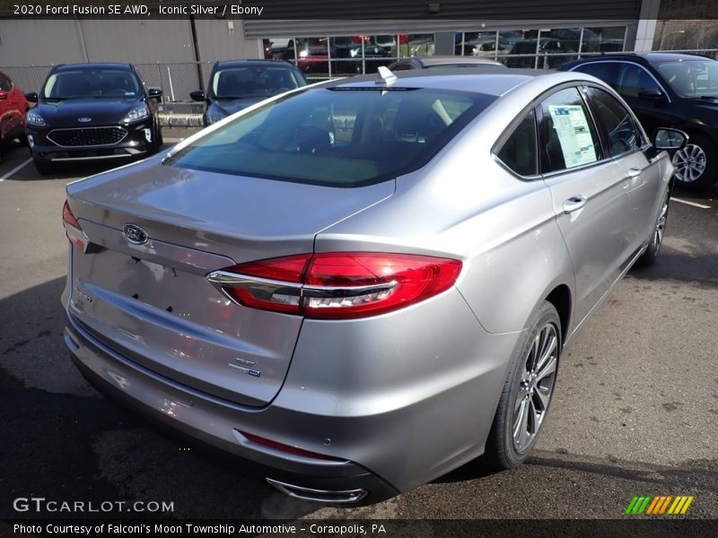 Iconic Silver / Ebony 2020 Ford Fusion SE AWD