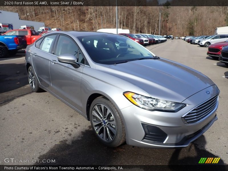 Iconic Silver / Ebony 2020 Ford Fusion SE AWD