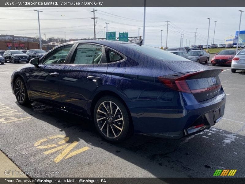 Stormy Sea / Dark Gray 2020 Hyundai Sonata Limited