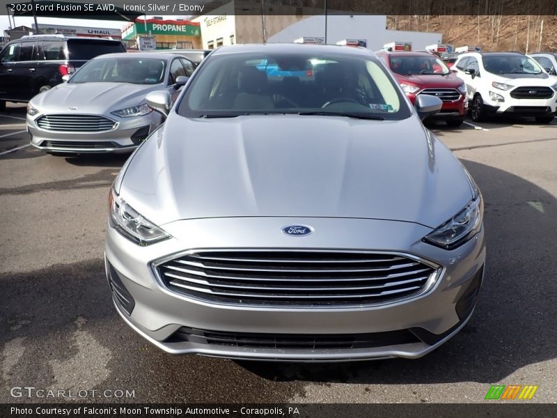 Iconic Silver / Ebony 2020 Ford Fusion SE AWD