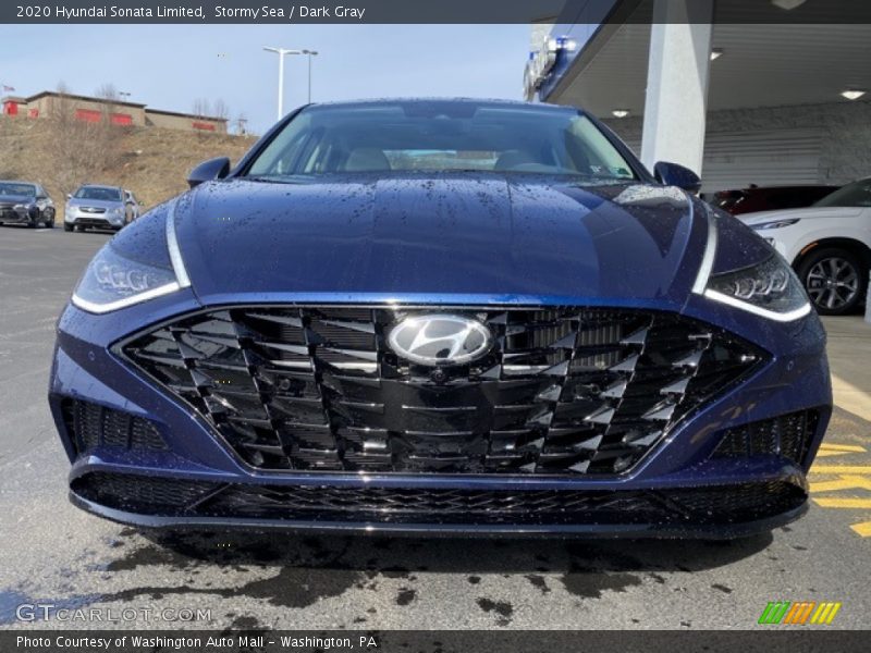 Stormy Sea / Dark Gray 2020 Hyundai Sonata Limited