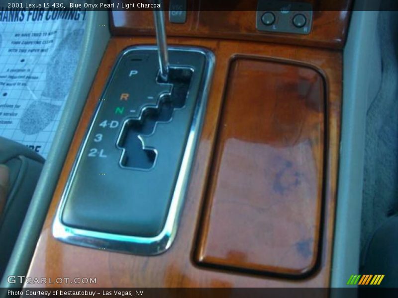 Blue Onyx Pearl / Light Charcoal 2001 Lexus LS 430