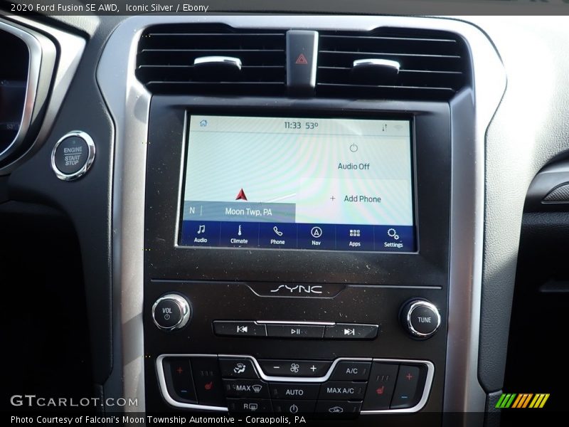 Iconic Silver / Ebony 2020 Ford Fusion SE AWD
