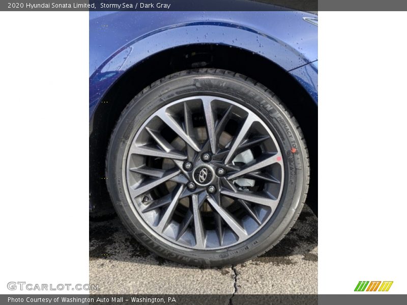 Stormy Sea / Dark Gray 2020 Hyundai Sonata Limited