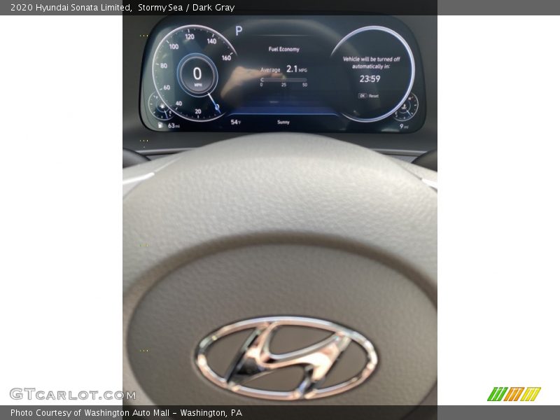 Stormy Sea / Dark Gray 2020 Hyundai Sonata Limited
