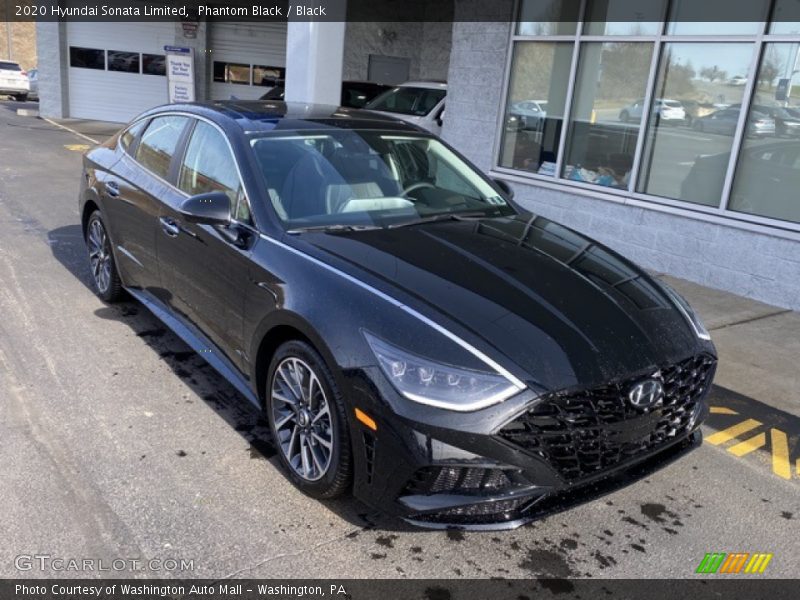 Phantom Black / Black 2020 Hyundai Sonata Limited