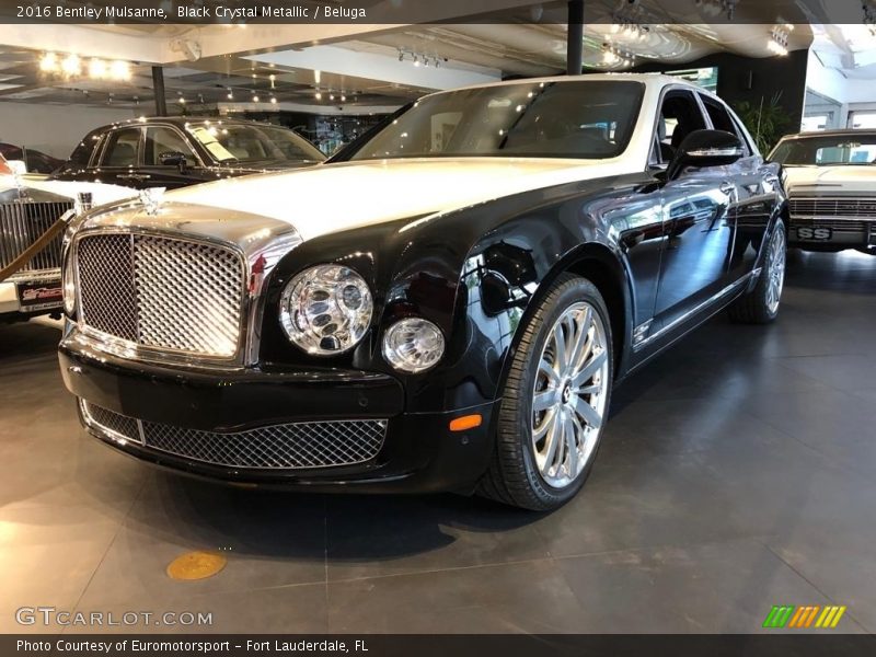 Black Crystal Metallic / Beluga 2016 Bentley Mulsanne