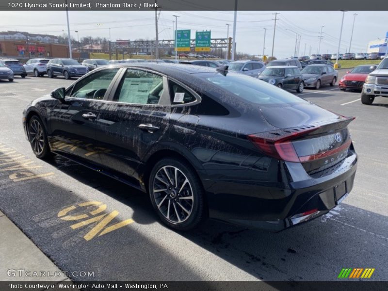 Phantom Black / Black 2020 Hyundai Sonata Limited