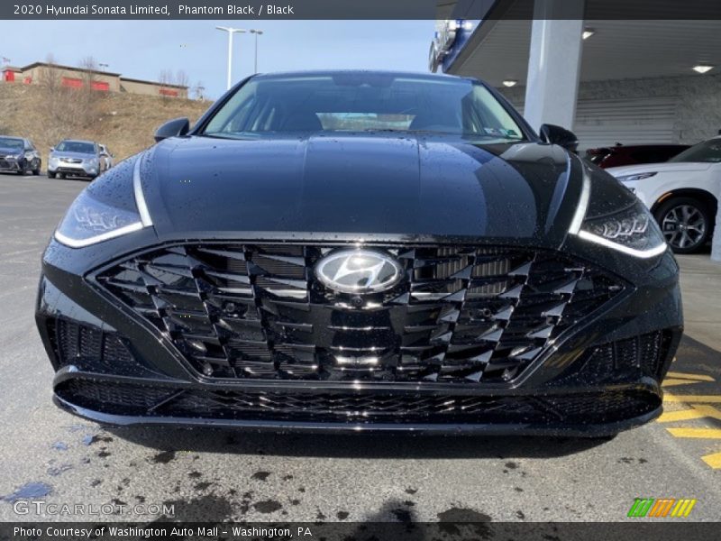 Phantom Black / Black 2020 Hyundai Sonata Limited