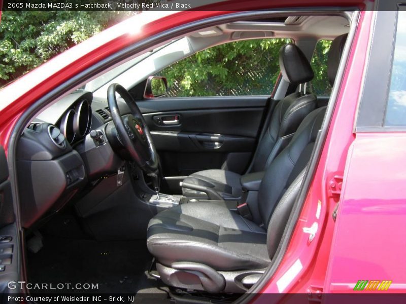 Velocity Red Mica / Black 2005 Mazda MAZDA3 s Hatchback
