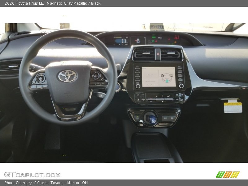 Magnetic Gray Metallic / Black 2020 Toyota Prius LE