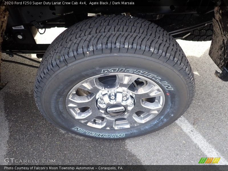 Agate Black / Dark Marsala 2020 Ford F250 Super Duty Lariat Crew Cab 4x4