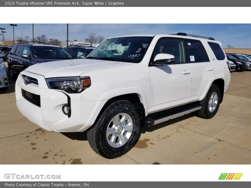 Super White / Graphite 2020 Toyota 4Runner SR5 Premium 4x4