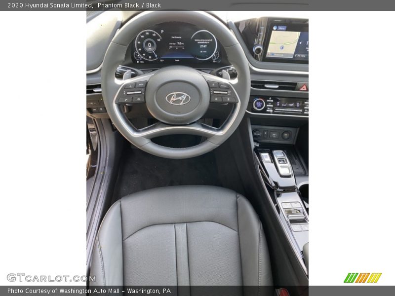 Phantom Black / Black 2020 Hyundai Sonata Limited