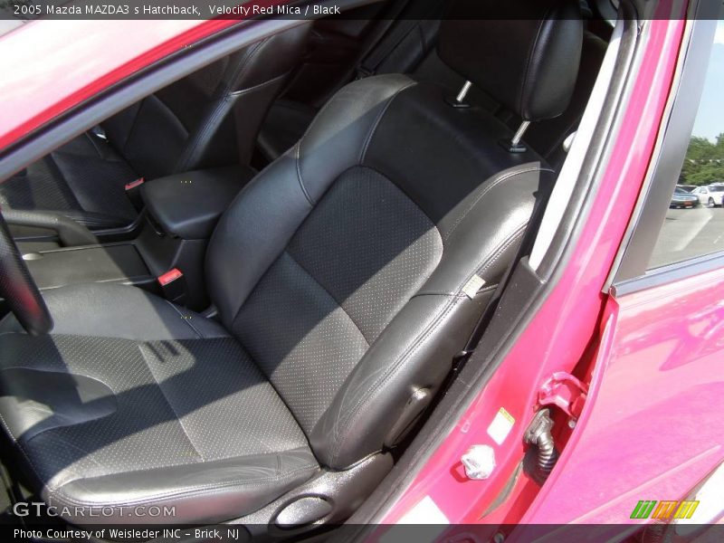 Velocity Red Mica / Black 2005 Mazda MAZDA3 s Hatchback