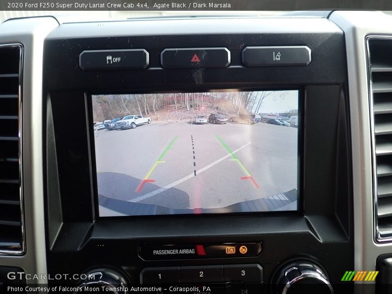 Agate Black / Dark Marsala 2020 Ford F250 Super Duty Lariat Crew Cab 4x4