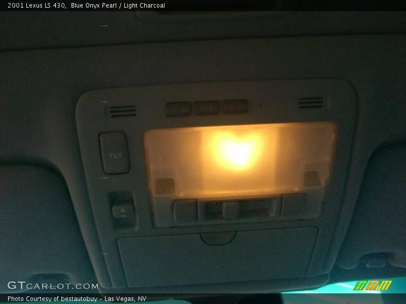 Blue Onyx Pearl / Light Charcoal 2001 Lexus LS 430