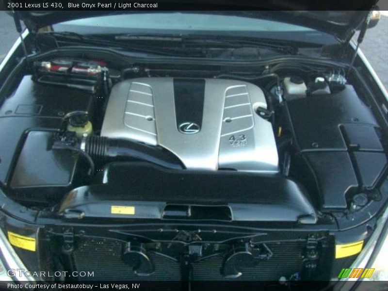 Blue Onyx Pearl / Light Charcoal 2001 Lexus LS 430