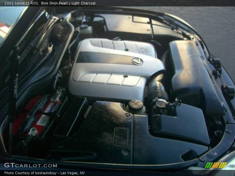 Blue Onyx Pearl / Light Charcoal 2001 Lexus LS 430