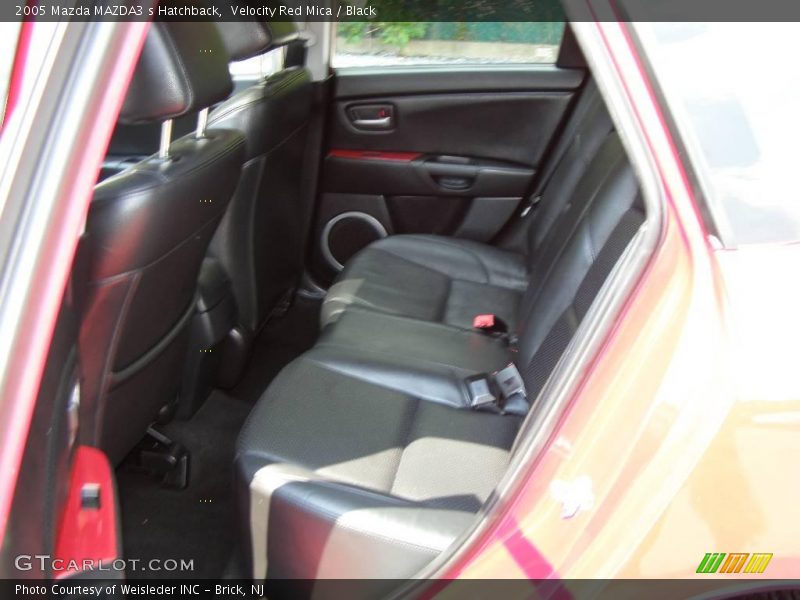 Velocity Red Mica / Black 2005 Mazda MAZDA3 s Hatchback