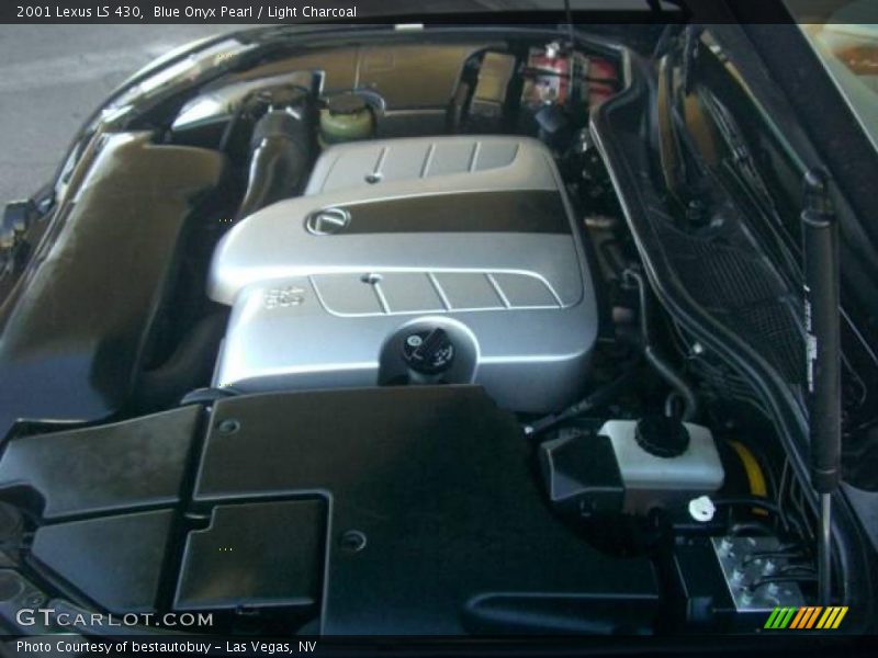 Blue Onyx Pearl / Light Charcoal 2001 Lexus LS 430