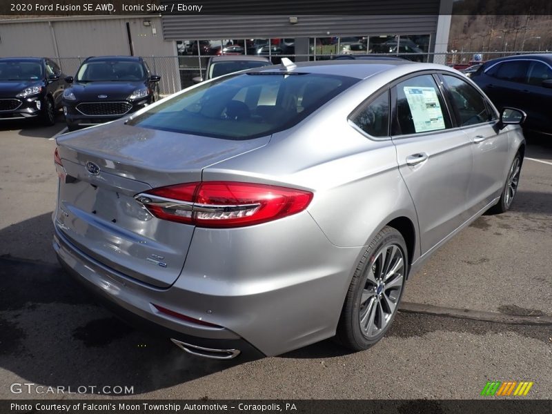 Iconic Silver / Ebony 2020 Ford Fusion SE AWD