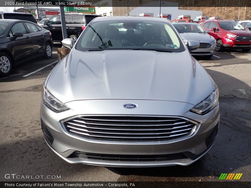 Iconic Silver / Ebony 2020 Ford Fusion SE AWD