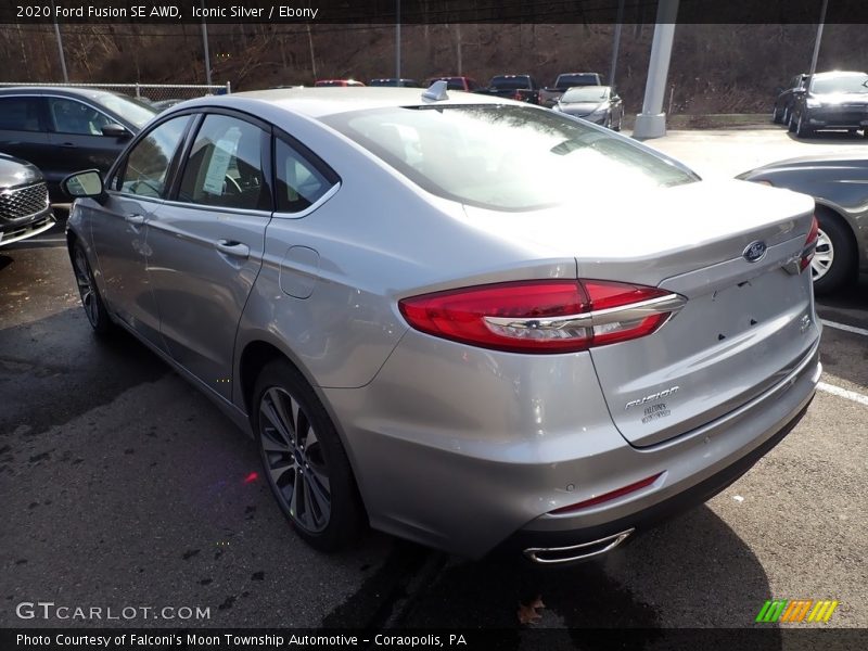 Iconic Silver / Ebony 2020 Ford Fusion SE AWD