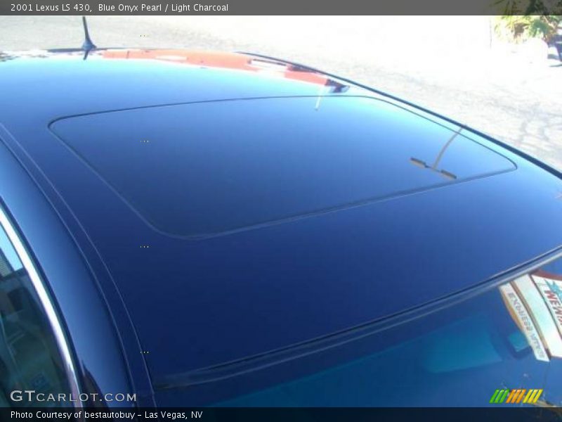 Blue Onyx Pearl / Light Charcoal 2001 Lexus LS 430