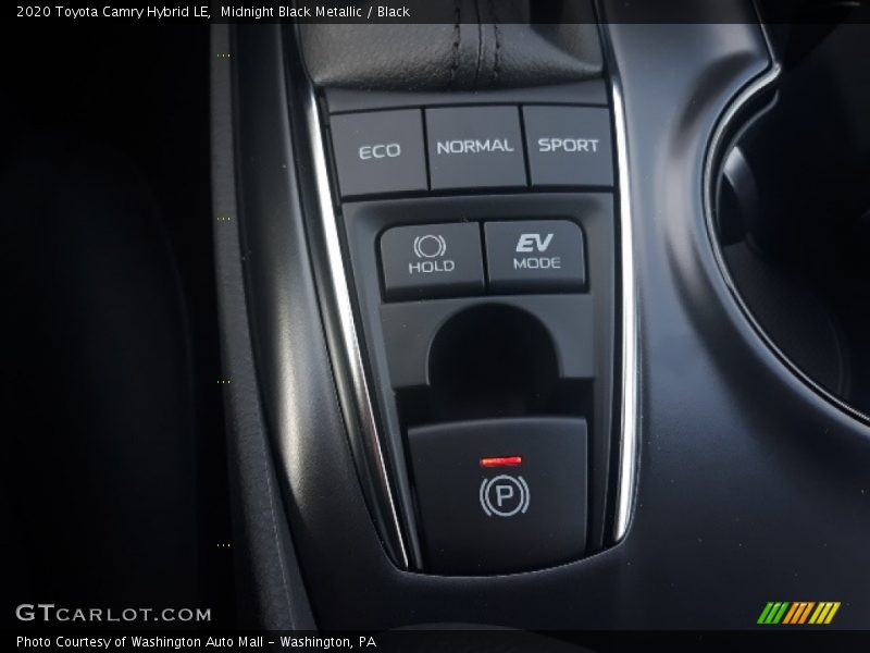 Controls of 2020 Camry Hybrid LE