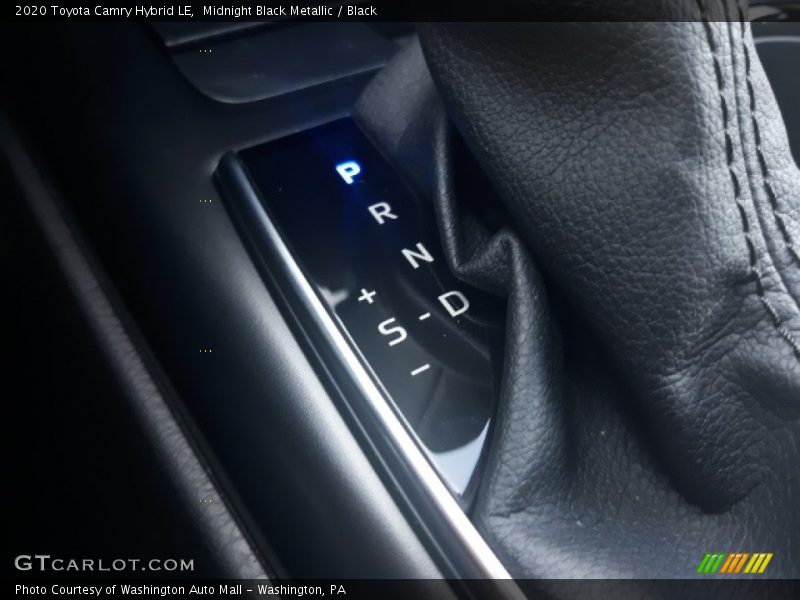Midnight Black Metallic / Black 2020 Toyota Camry Hybrid LE