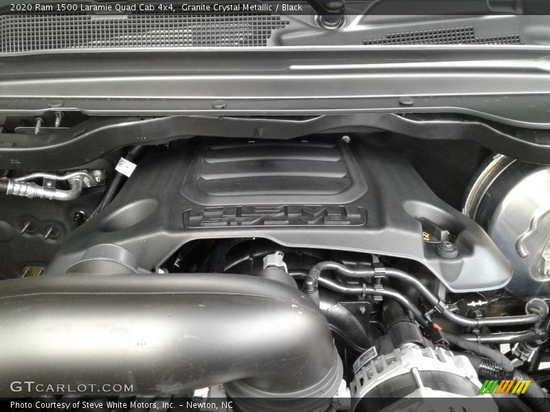 Granite Crystal Metallic / Black 2020 Ram 1500 Laramie Quad Cab 4x4