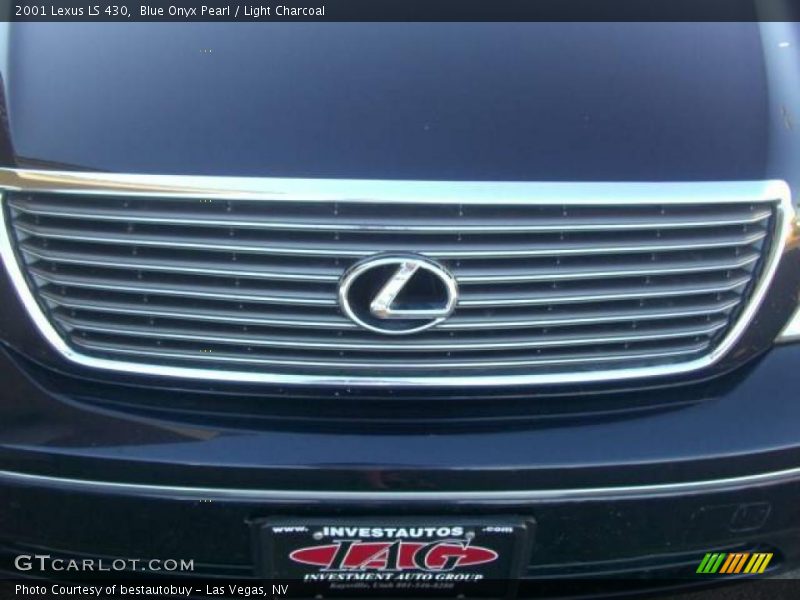 Blue Onyx Pearl / Light Charcoal 2001 Lexus LS 430