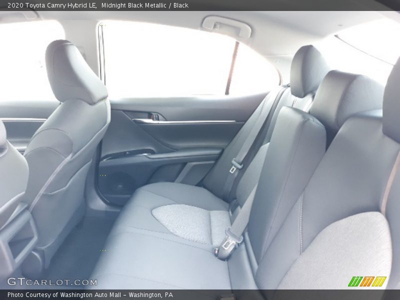 Midnight Black Metallic / Black 2020 Toyota Camry Hybrid LE